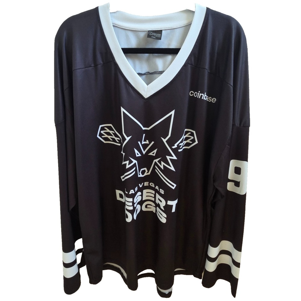 Wayne Gretzky 99 Las Vegas Desert Dogs Jersey 2023 Game Giveaway Lacrosse XL